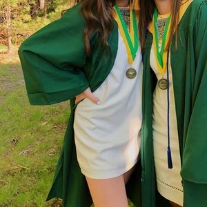 shift and shout ivory dress